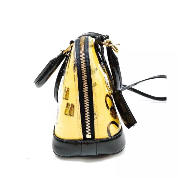 (R724) Louis Vuitton Hand Bag Alma BB Yellow Vernis - Picture 4 of 13